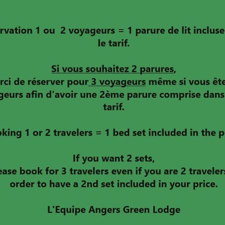 Angers Green Lodge Exterior foto